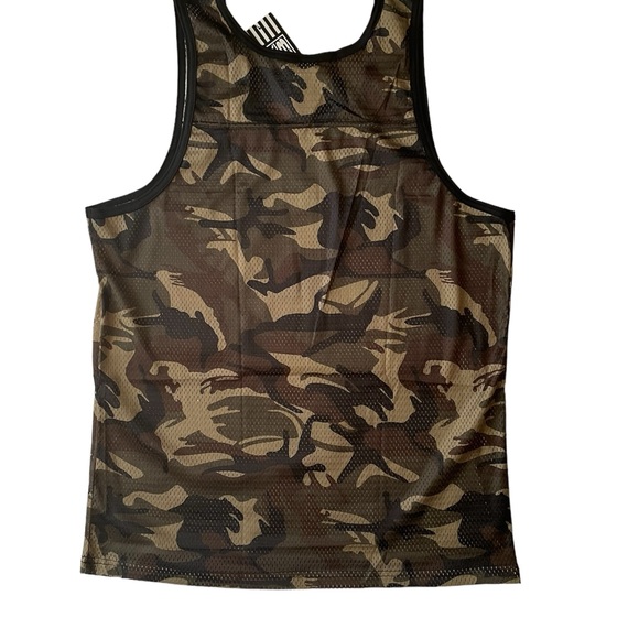 NWT CELLBLOCK 13 FOXHOLE CAMO MESH TANK TOP - Picture 6 of 7